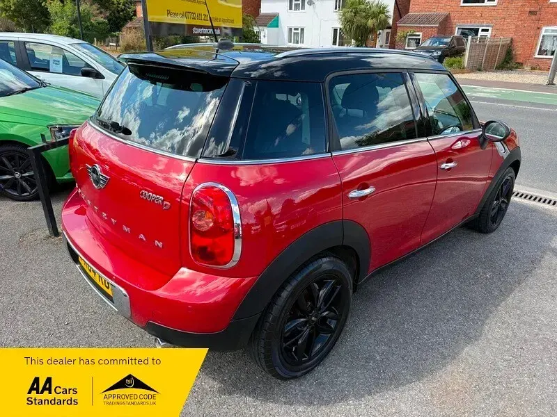 Used Mini Cooper D Countryman 112 HP (82 kW) 2014 Red SUV