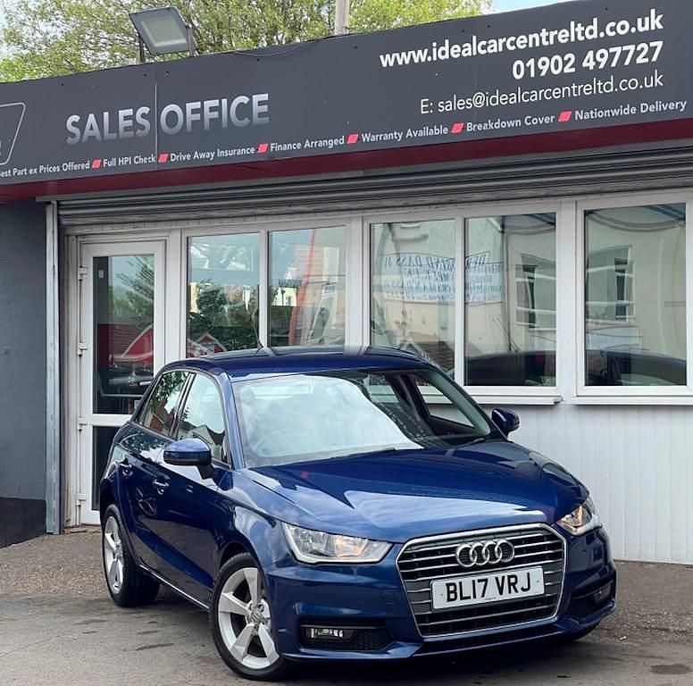 Blue Used 2017 Audi A1 Sportback Sport Hatchback | £10,495 (Fair price) - Image 1/3