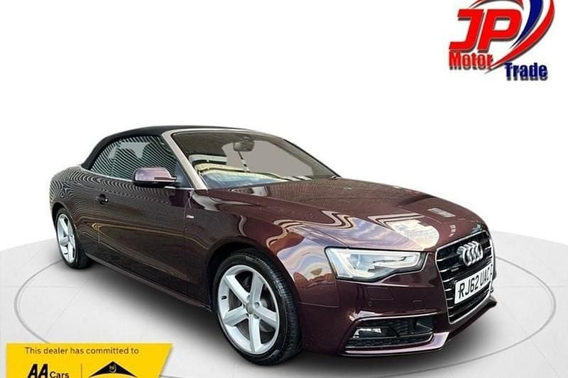 Red Used 2013 Audi A5 S-Line Cabriolet | £7,295 (Fair price) - Image 1/1