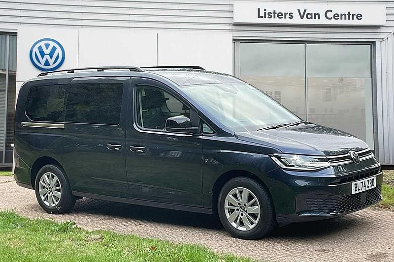 Blue Used 2024 VW Caddy Maxi Life MPV | £31,999 (Expensive) - Image 1/4