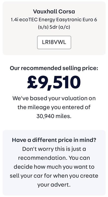 Used Vauxhall Corsa 2018 Blue Hatchback