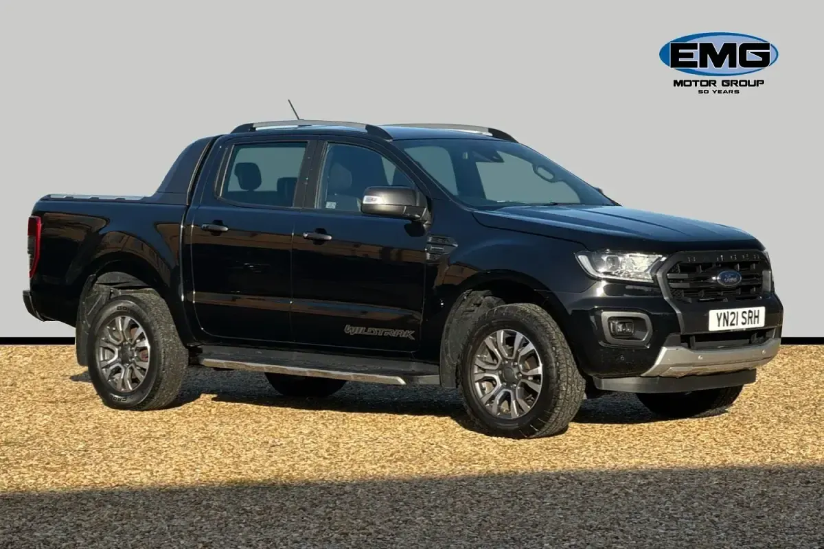 Begagnad Ford Ranger Wildtrack 2021 Svart Pickup