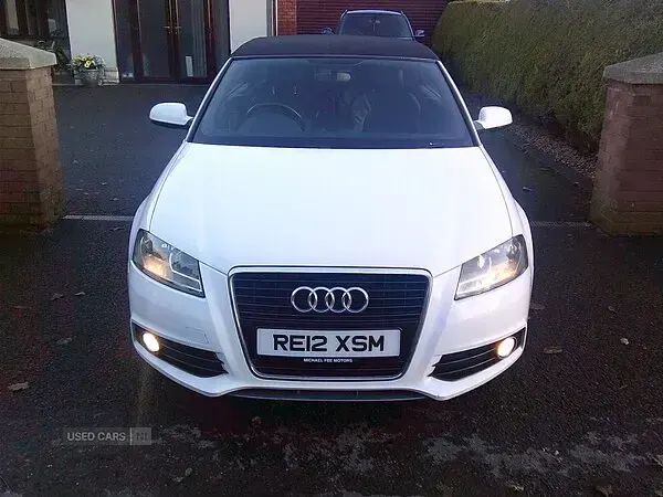Used Audi A3 Cabriolet S-Line 105 HP (77 kW) 2012 White Cabriolet