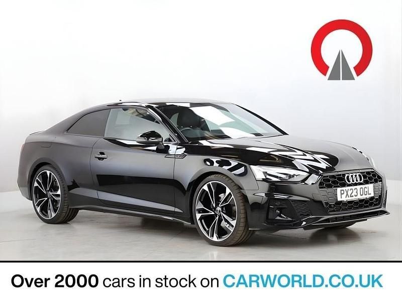 Used Audi A5 Black Edition 150 HP (110 kW) 2023 Black Coupe