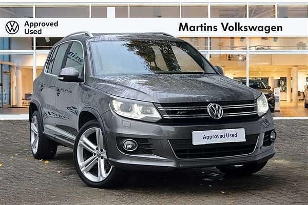 Grey Used 2015 VW Tiguan R-line SUV | £12,995 (Fair price) - Image 1/4