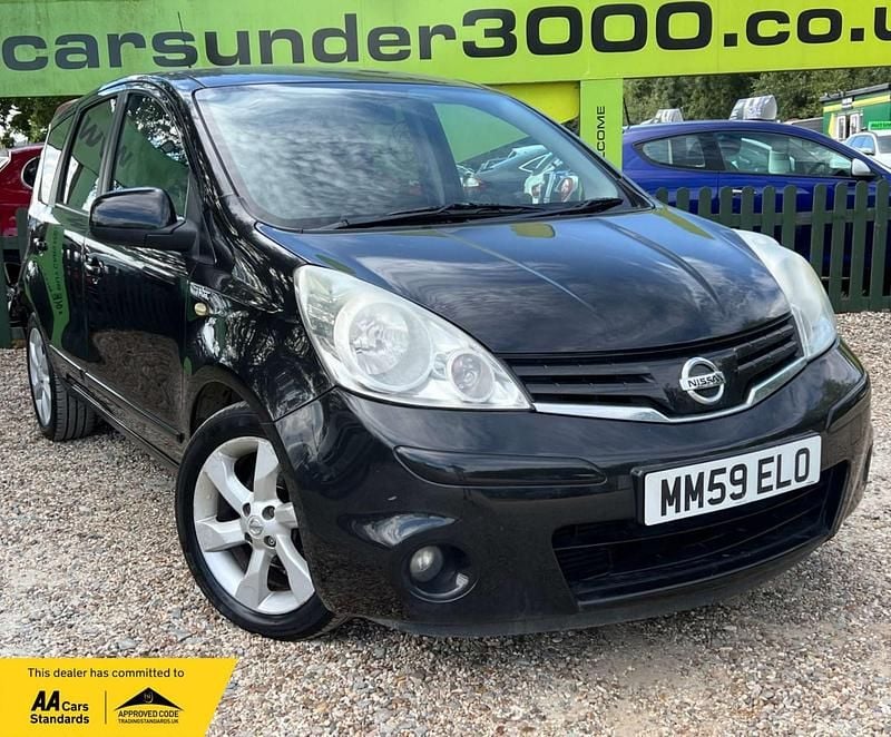 Black Used 2010 Nissan Note N-TEC MPV | £1,525 (Fair price) - Image 1/4