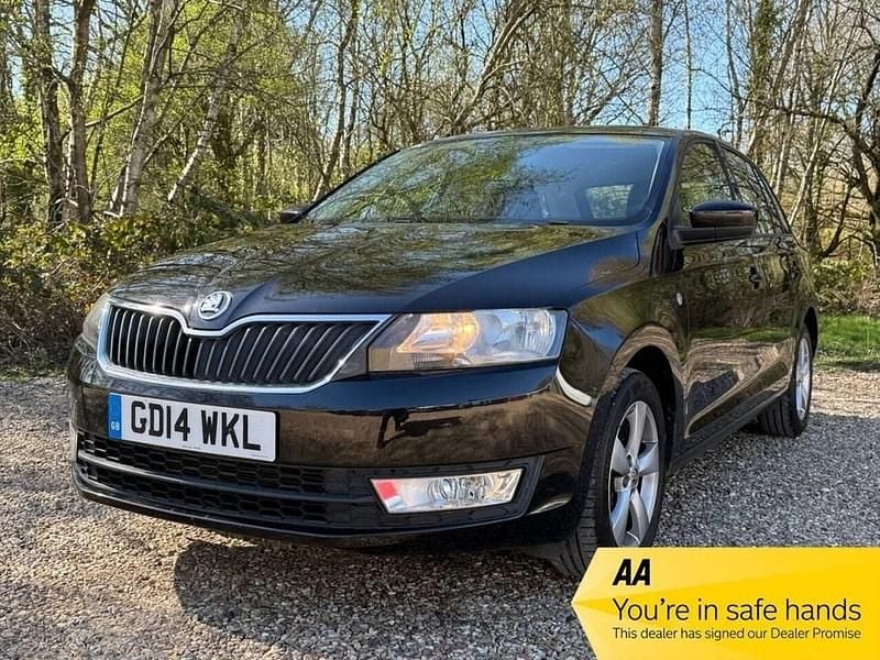 Used Skoda Rapid SE 105 HP (77 kW) 2014 Black Hatchback