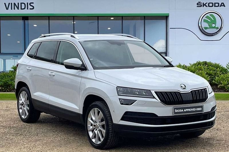 Used Skoda Karoq SE L 150 HP (110 kW) 2020 White SUV