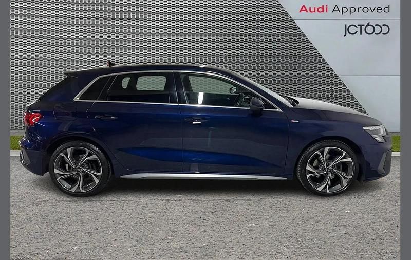 Used Audi A3 S-Line 147 HP (108 kW) 2024 Blue Hatchback
