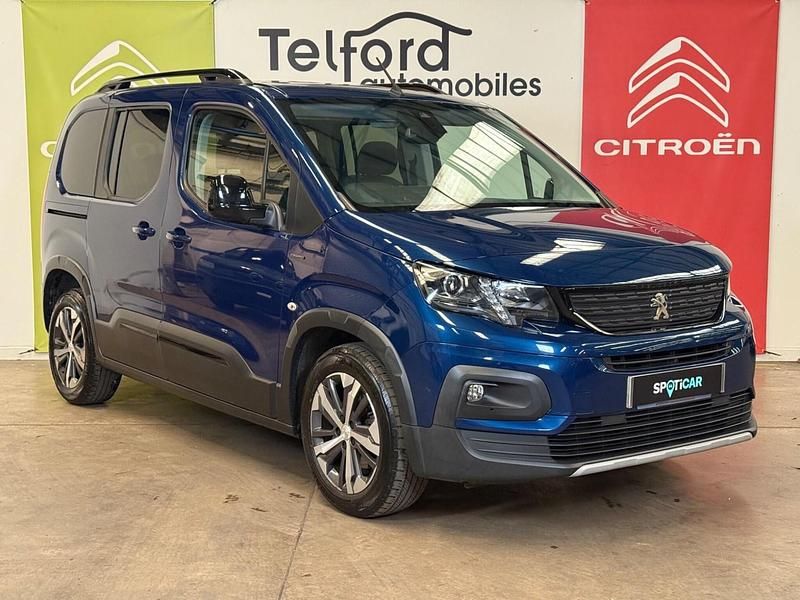 Blue Used 2019 Peugeot Rifter GT-line MPV | £16,995 (Fair price) - Image 1/4