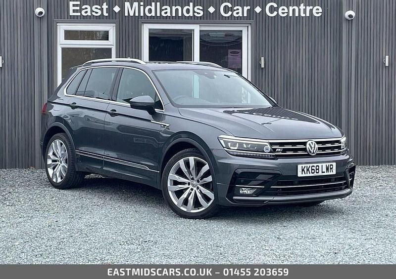 Grey Used 2019 VW Tiguan R-line SUV | £18,750 (Good price) - Image 1/4