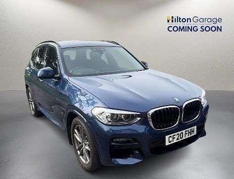 Used BMW X3 M Sport 292 HP (214 kW) 2020 Blue SUV