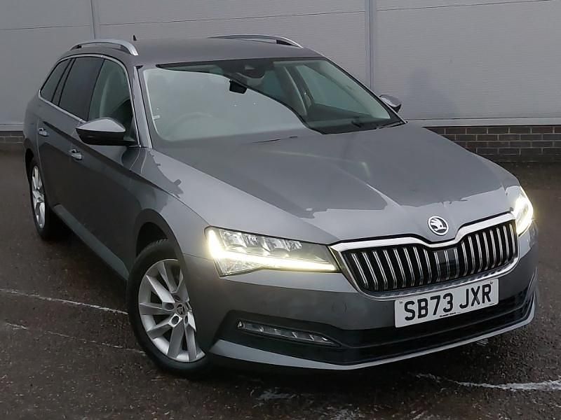 Grey Used 2023 Skoda Superb SE Technology Estate | £23,998 (Fair price) - Image 1/4