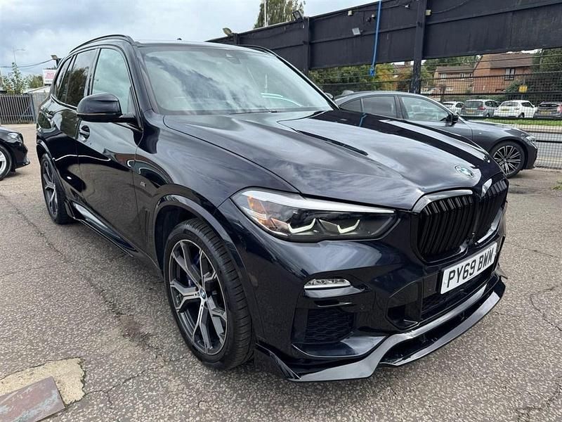 Black Used 2019 BMW X5 M Sport SUV | £31,399 (Good price) - Image 1/4