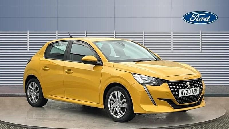 Yellow Used 2020 Peugeot 208 Active Hatchback | £11,464 (Fair price) - Image 1/3