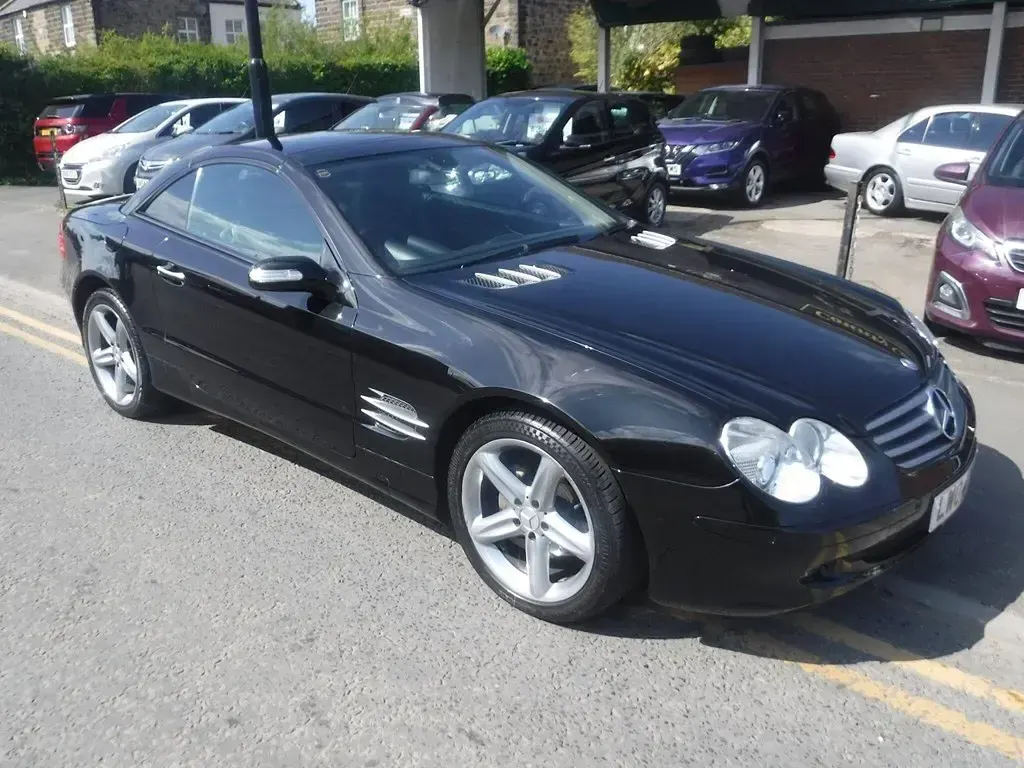Käytetty Mercedes SL350 245 HP (180 kW) 2004 Musta Avoauto