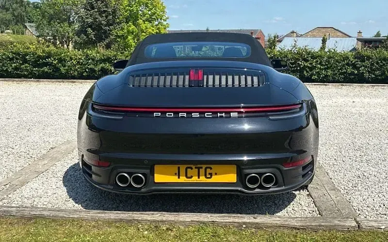 Used Porsche 992 450 HP (330 kW) 2019 Black Cabriolet