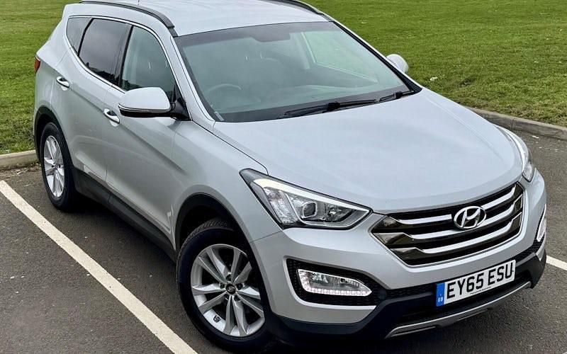 Used Hyundai Santa Fe Premium 197 HP (144 kW) 2015 Silver SUV