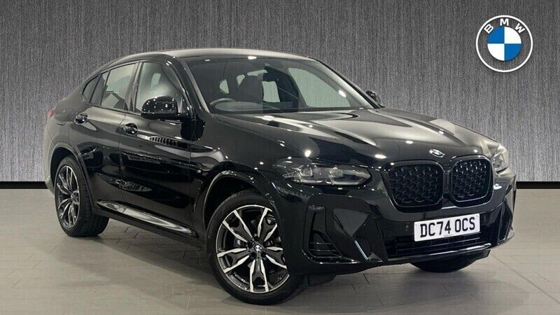 Black Used 2025 BMW X4 M Sport SUV | £48,499 (Good price) - Image 1/4