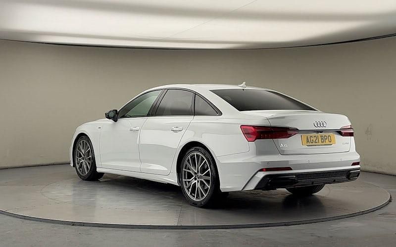 Used Audi A6 Black Edition 204 HP (150 kW) 2021 Glacier white Sedan