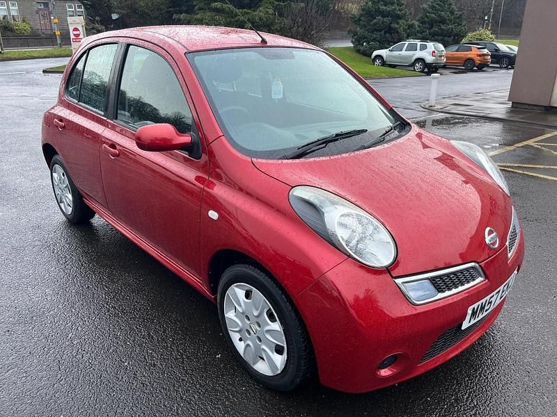 Red Used 2008 Nissan Micra Acenta Hatchback | £2,995 (Fair price) - Image 1/4