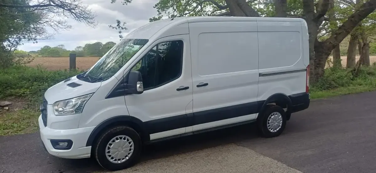 Usado Ford Transit Trend 130 HP (95 kW) 2020 Branco Van