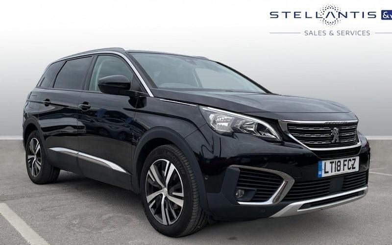 Black Used 2018 Peugeot 5008 Allure MPV | £11,968 (Fair price) - Image 1/4