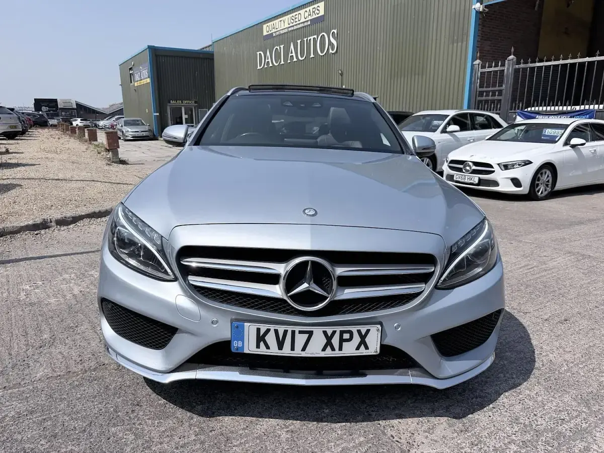 Used Mercedes C250 AMG Line Premium Plus 204 HP (150 kW) 2017 Silver Estate