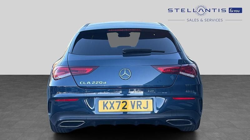 Used Mercedes CLA220 AMG line 187 HP (137 kW) 2023 Blue Sedan