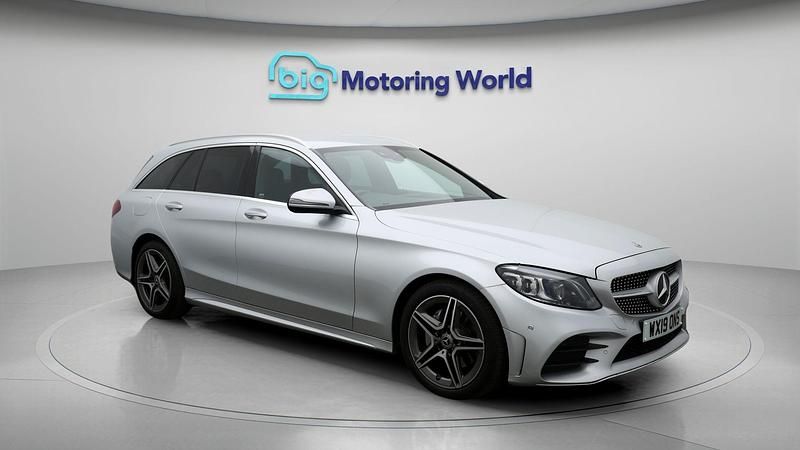 Silver Used 2019 Mercedes C220 AMG line Estate | £17,200 (Fair price) - Image 1/4