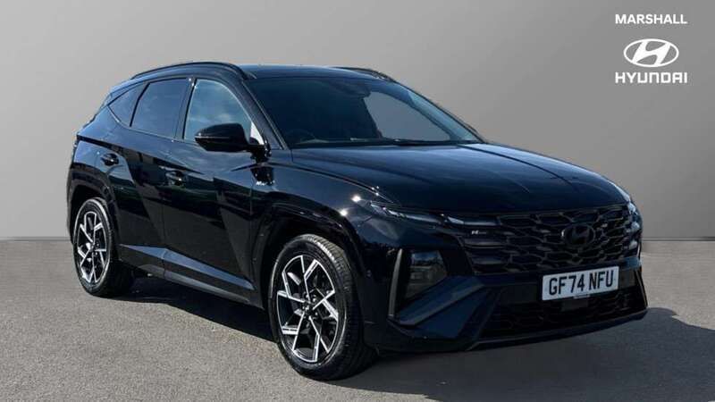 Abyss black Used 2025 Hyundai Tucson N Line SUV | £30,444 (Expensive) - Image 1/4