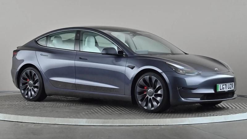 Grey Used 2021 Tesla Model 3 Performance Sedan | £29,998 - Image 1/4