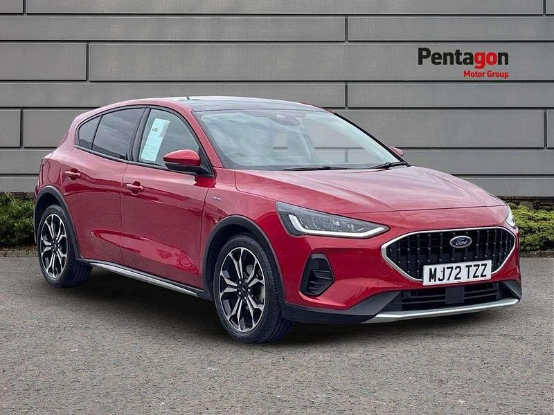 Red Used 2022 Ford Focus Active X Hatchback | £16,495 (A bit pricey) - Image 1/4
