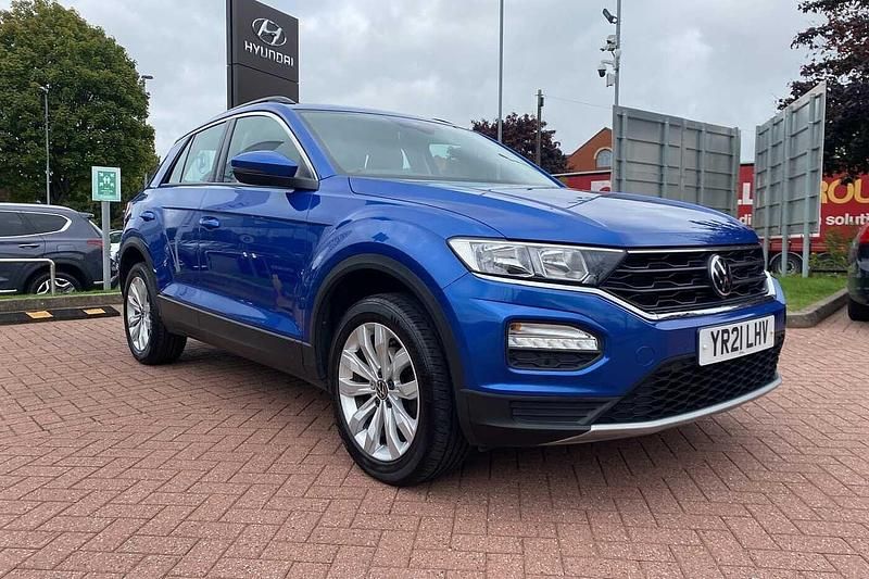 Blue Used 2021 VW T-Roc SE SUV | £15,300 (Good price) - Image 1/4