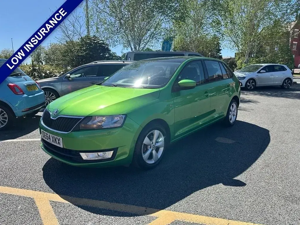 Used Skoda Rapid SE 86 HP (63 kW) 2014 Green Hatchback