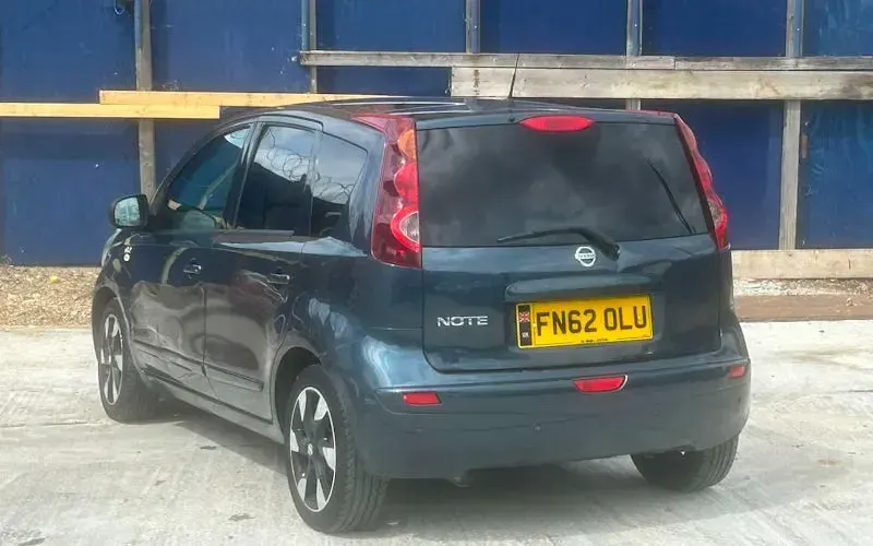 Used Nissan Note N-TEC 110 HP (80 kW) 2012 Blue Hatchback