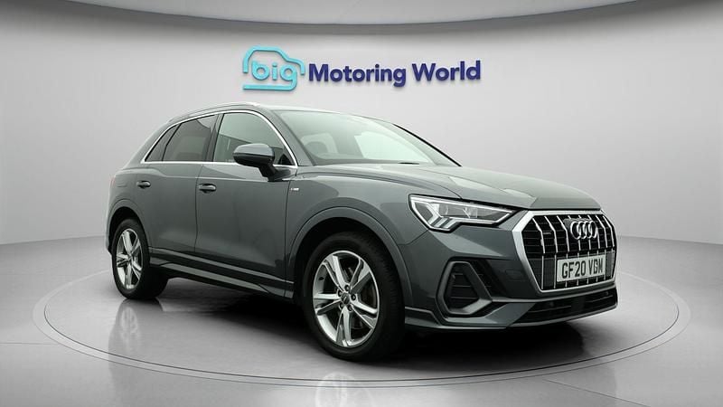 Grey Used 2020 Audi Q3 S-Line SUV | £20,400 (Good price) - Image 1/4