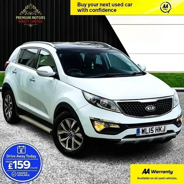 Used Kia Sportage 116 HP (85 kW) 2015 White SUV