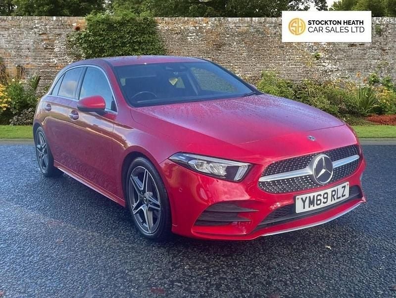 Red Used 2019 Mercedes A200 AMG Line Premium Hatchback | £14,995 (Fair price) - Image 1/4