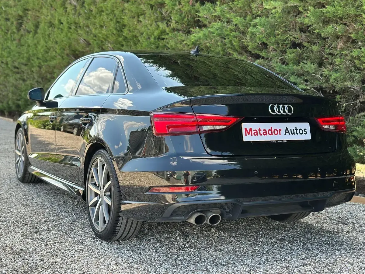 Used Audi A3 Black Edition 150 HP (110 kW) 2018 Black Sedan