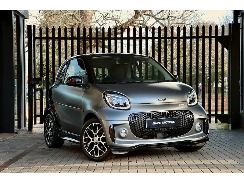Grey/black Used 2021 Smart ForTwo Electric Drive Prime Exclusive Coupe | £11,495 (Expensive) - Image 1/4