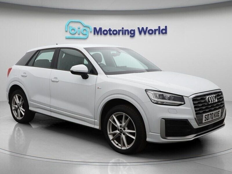 White Used 2020 Audi Q2 S-Line SUV | £19,600 (Good price) - Image 1/4