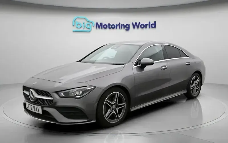 Used Mercedes CLA180 AMG line 136 HP (100 kW) 2022 Grey Coupe