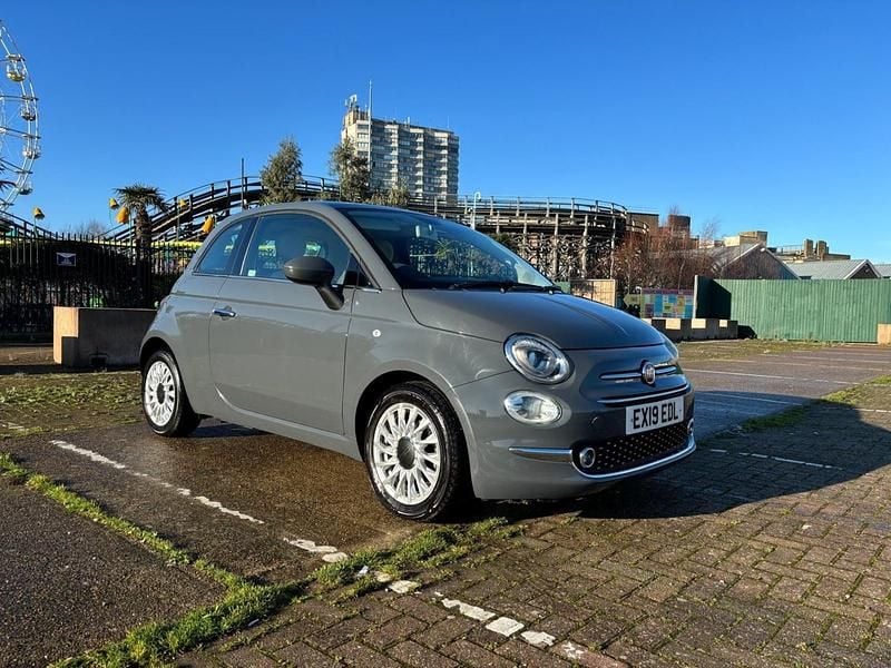 Grey Used 2019 Fiat 500 Lounge Hatchback | £4,795 (Super price) - Image 1/4