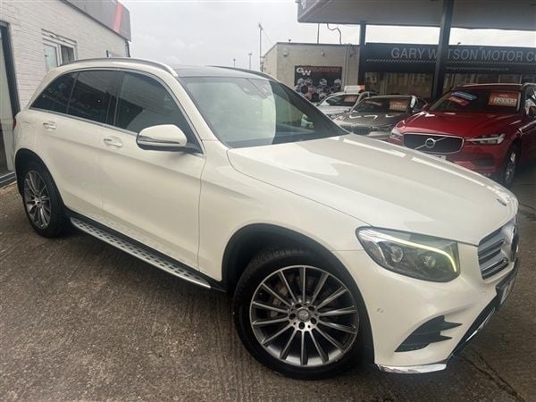 White Used 2015 Mercedes GLC220 AMG Line Premium Estate | £17,695 (Expensive) - Image 1/1