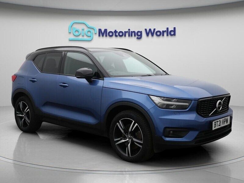Blue Used 2021 Volvo XC40 R-Design SUV | £19,200 (Good price) - Image 1/4