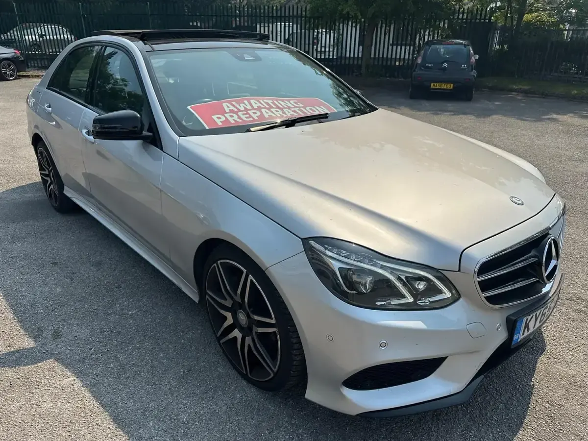 Used Mercedes E350 Premium 2015 Silver Sedan