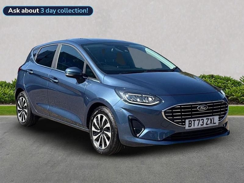 Blue Used 2023 Ford Fiesta Titanium Hatchback | £14,749 (Fair price) - Image 1/4