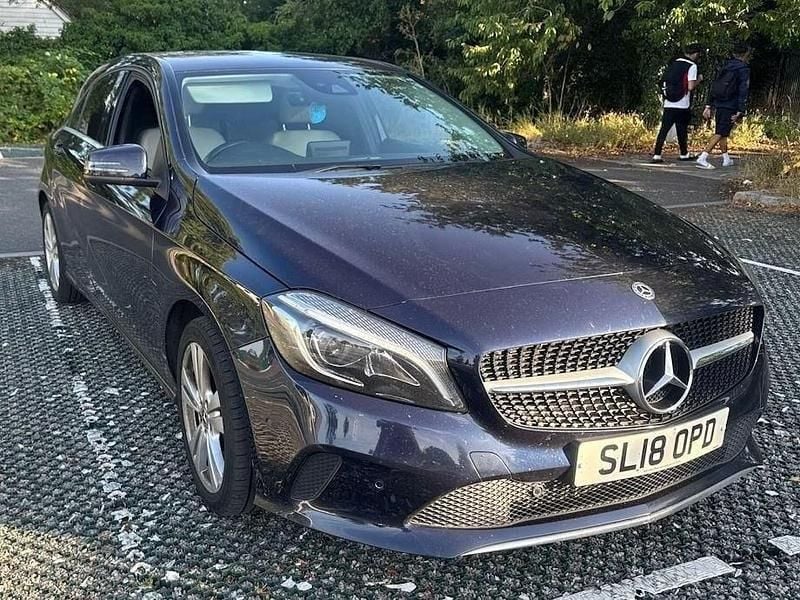 Blue Used 2018 Mercedes A180 Premium Hatchback | £9,480 (Good price) - Image 1/4