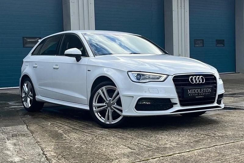 White Used 2014 Audi A3 S-Line Hatchback | £11,468 (Fair price) - Image 1/1